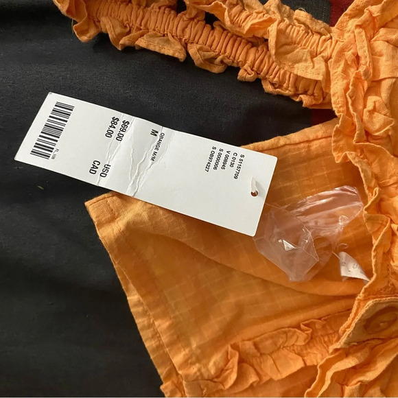 Urban Outfitters Orange Corset Dress - Picture 2 of 3